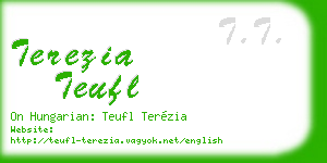 terezia teufl business card
